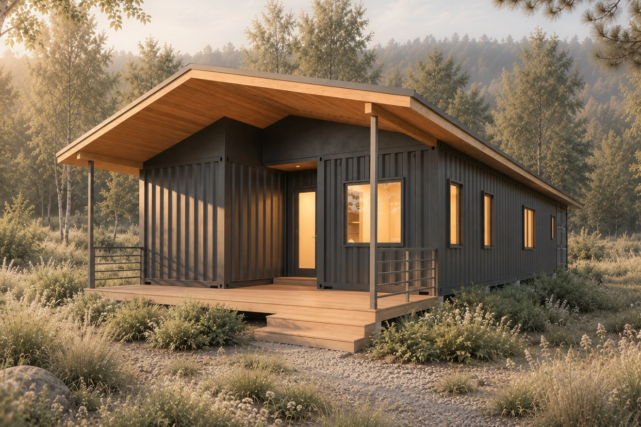 Aspen Family container home exterior