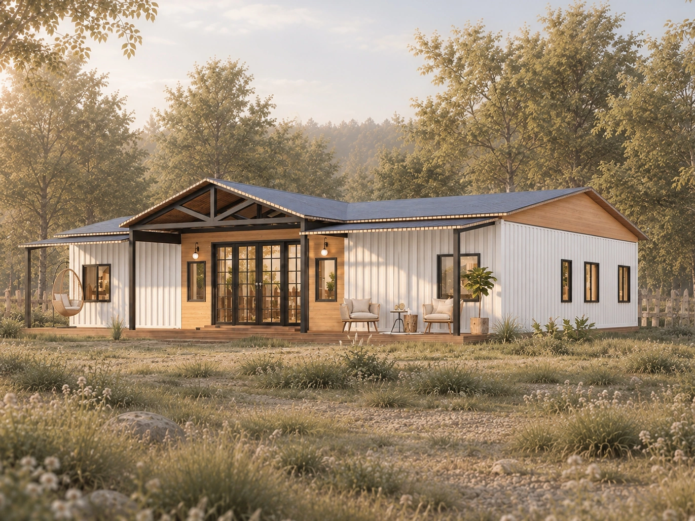 Oakridge Pavilion container home exterior