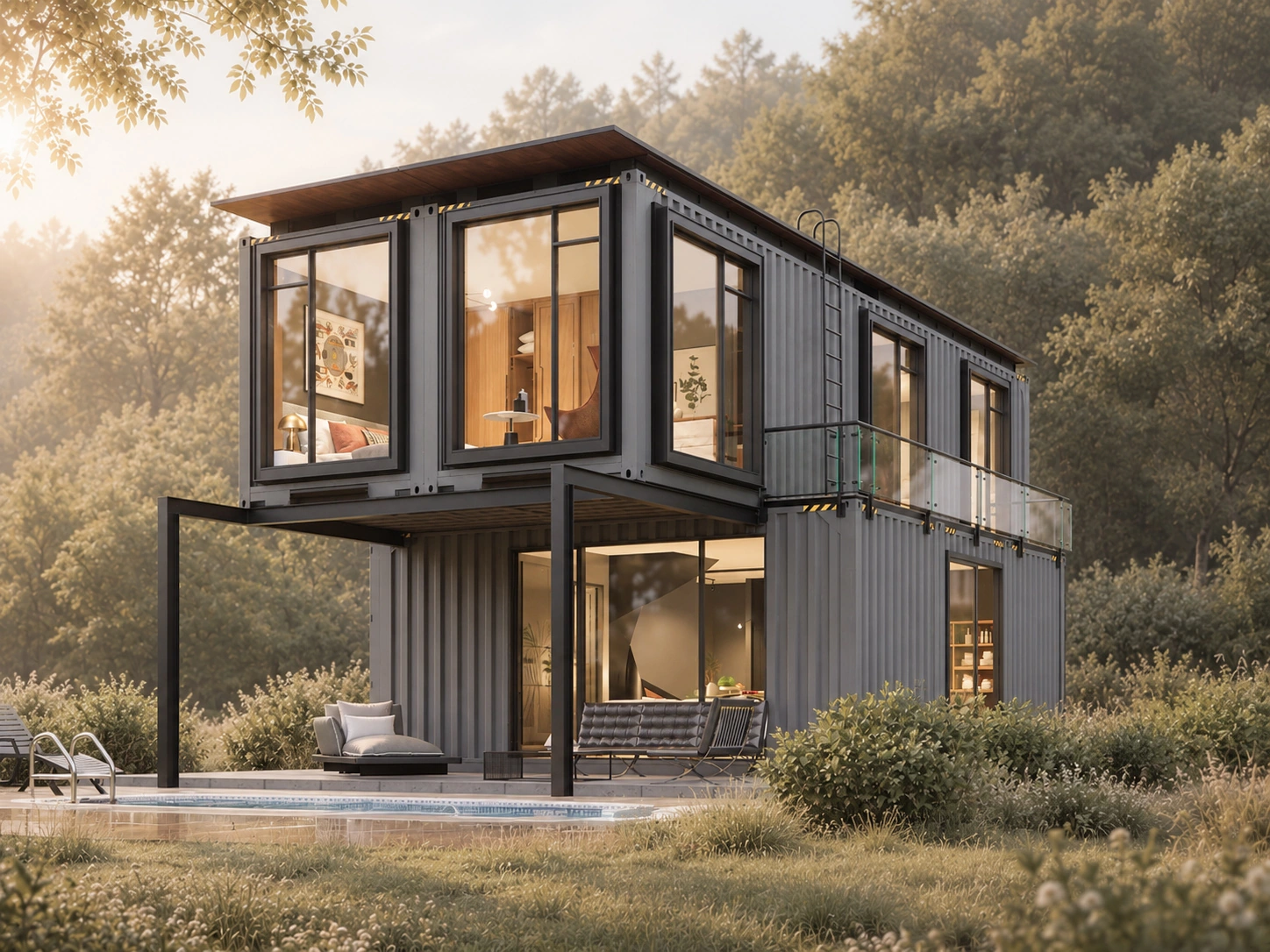 Skyline House container home exterior