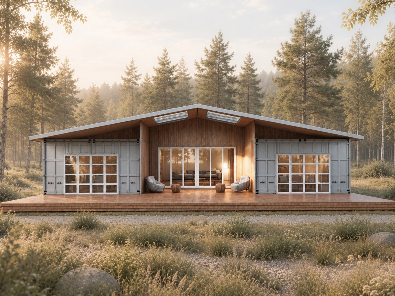 Westwood Lodge container home exterior